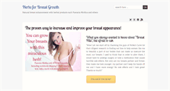 Desktop Screenshot of breast-growth-herbs.com
