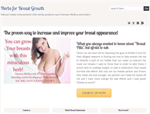 Tablet Screenshot of breast-growth-herbs.com